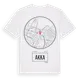 White t-shirt med Akka t-shirt