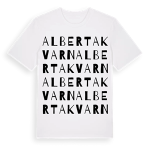 Alberta kvarn ordlek t-shirt – ekologisk bomull t-shirt från Pinshirt