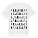 Albjära ordlek t-shirt