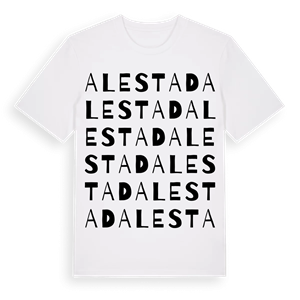 Alestad ordlek t-shirt – ekologisk bomull t-shirt från Pinshirt