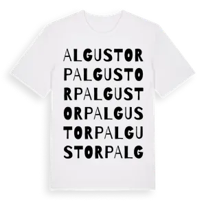 Algustorp ordlek t-shirt – ekologisk bomull t-shirt från Pinshirt