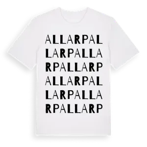 Allarp ordlek t-shirt – ekologisk bomull t-shirt från Pinshirt