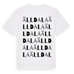 Älldala ordlek t-shirt – ekologisk bomull t-shirt från Pinshirt