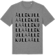 Mid Heather Gray t-shirt med Ållekulla ordlek t-shirt