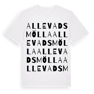Allevadsmölla ordlek t-shirt – ekologisk bomull t-shirt från Pinshirt