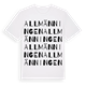Allmänningen ordlek t-shirt
