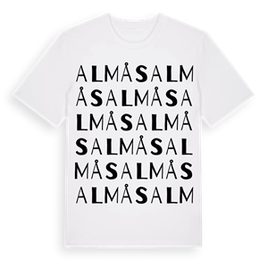 Almås ordlek t-shirt – ekologisk bomull t-shirt från Pinshirt