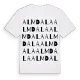 Almdala ordlek t-shirt