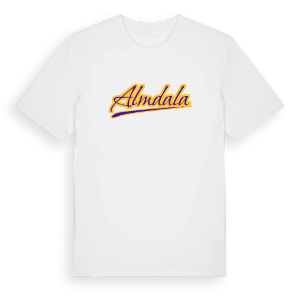 Almdala baseball t-shirt – ekologisk bomull t-shirt från Pinshirt