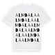 Almdala ordlek t-shirt