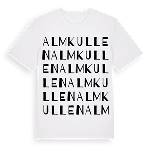 Almkullen ordlek t-shirt – ekologisk bomull t-shirt från Pinshirt