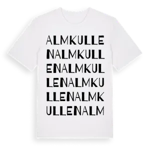 Almkullen ordlek t-shirt – ekologisk bomull t-shirt från Pinshirt