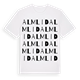 Almlid ordlek t-shirt