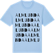 Blue Soul t-shirt med Almlunda ordlek t-shirt