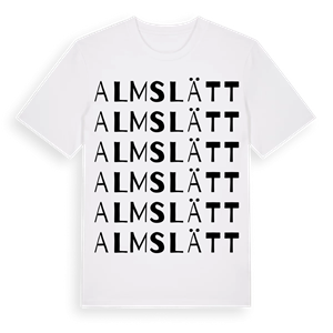 Almslätt ordlek t-shirt – ekologisk bomull t-shirt från Pinshirt
