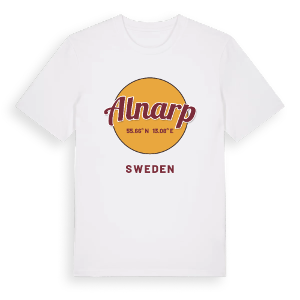 Alnarp cirkel t-shirt – ekologisk bomull t-shirt från Pinshirt
