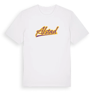 Alstad baseball t-shirt – ekologisk bomull t-shirt från Pinshirt