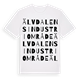 Älvdalens industriområde ordlek t-shirt
