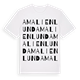 Amalienlund ordlek t-shirt