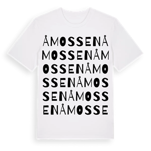 Åmossen ordlek t-shirt – ekologisk bomull t-shirt från Pinshirt