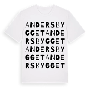 Andersbygget ordlek t-shirt – ekologisk bomull t-shirt från Pinshirt