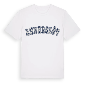 Anderslöv college t-shirt – ekologisk bomull t-shirt från Pinshirt