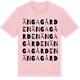 Pink Cotton t-shirt med Ängagården ordlek t-shirt
