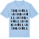 Blue Soul t-shirt med Ängamöllan ordlek t-shirt