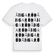Ängaröd ordlek t-shirt