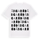 Ängaröd ordlek t-shirt