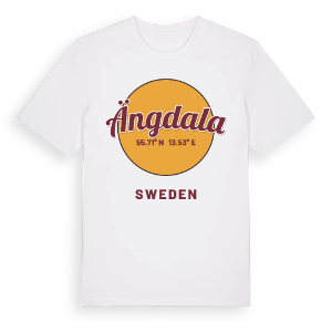 Ängdala cirkel t-shirt – ekologisk bomull t-shirt från Pinshirt
