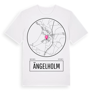 Ängelholm t-shirt – ekologisk bomull t-shirt från Pinshirt
