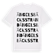 Ängelsbäcksstrand ordlek t-shirt