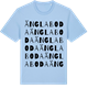 Blue Soul t-shirt med Änglaboda ordlek t-shirt