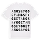 Angsbygget ordlek t-shirt