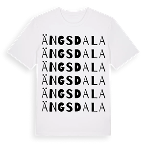 Ängsdala ordlek t-shirt – ekologisk bomull t-shirt från Pinshirt
