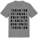 Mid Heather Gray t-shirt med Ängsgården ordlek t-shirt