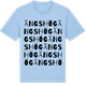 Blue Soul t-shirt med Ängshög ordlek t-shirt