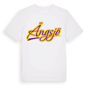 Ängsjö baseball t-shirt – ekologisk bomull t-shirt från Pinshirt