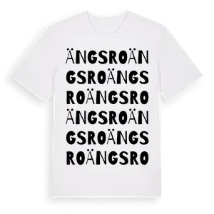 Ängsro ordlek t-shirt – ekologisk bomull t-shirt från Pinshirt