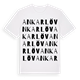Ankarlöv ordlek t-shirt