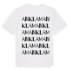 Anklam ordlek t-shirt – ekologisk bomull t-shirt från Pinshirt