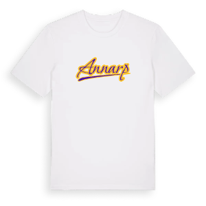 Annarp baseball t-shirt – ekologisk bomull t-shirt från Pinshirt