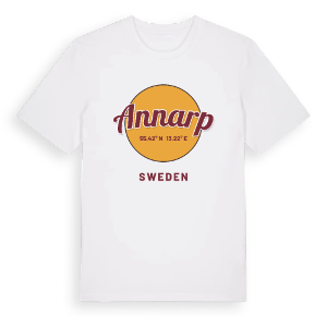 Annarp cirkel t-shirt – ekologisk bomull t-shirt från Pinshirt