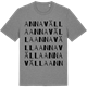 Mid Heather Gray t-shirt med Annavälla ordlek t-shirt