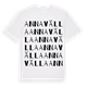 Annavälla ordlek t-shirt