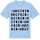 Blue Soul t-shirt med Annefred ordlek t-shirt