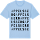 Blue Soul t-shirt med Appelsberg ordlek t-shirt