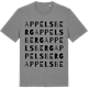 Mid Heather Gray t-shirt med Appelsberg ordlek t-shirt