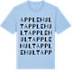 Blue Soul t-shirt med Applehult ordlek t-shirt